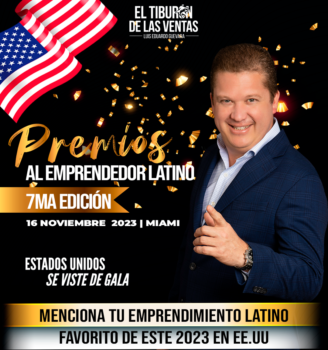 Premio Al Emprendedor Latino en USA 2023 *7ma Edición*